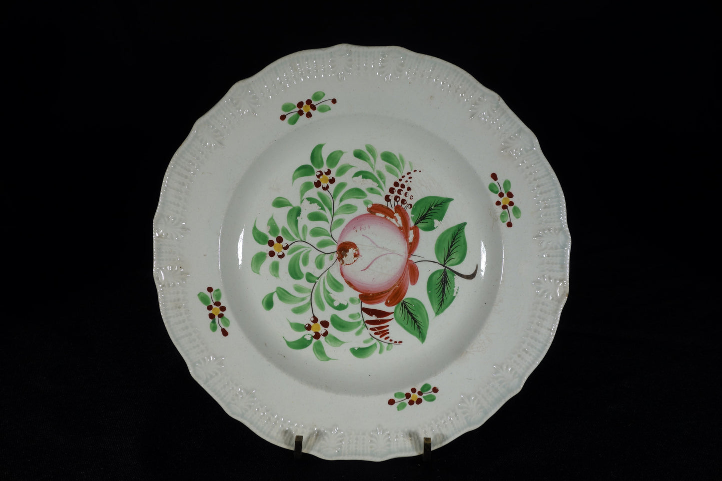Four Rogers King's Rose Plates