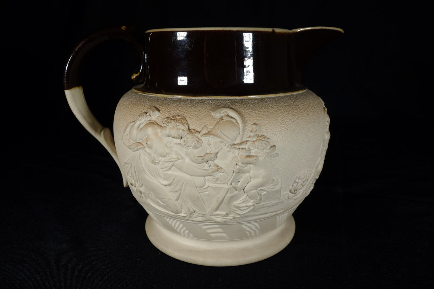 Stoneware Sprigged Jug
