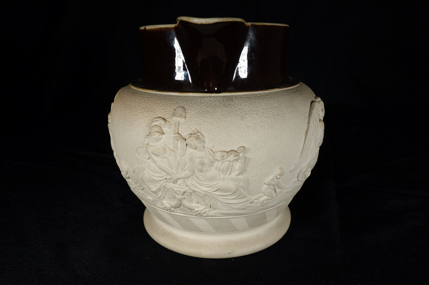 Stoneware Sprigged Jug