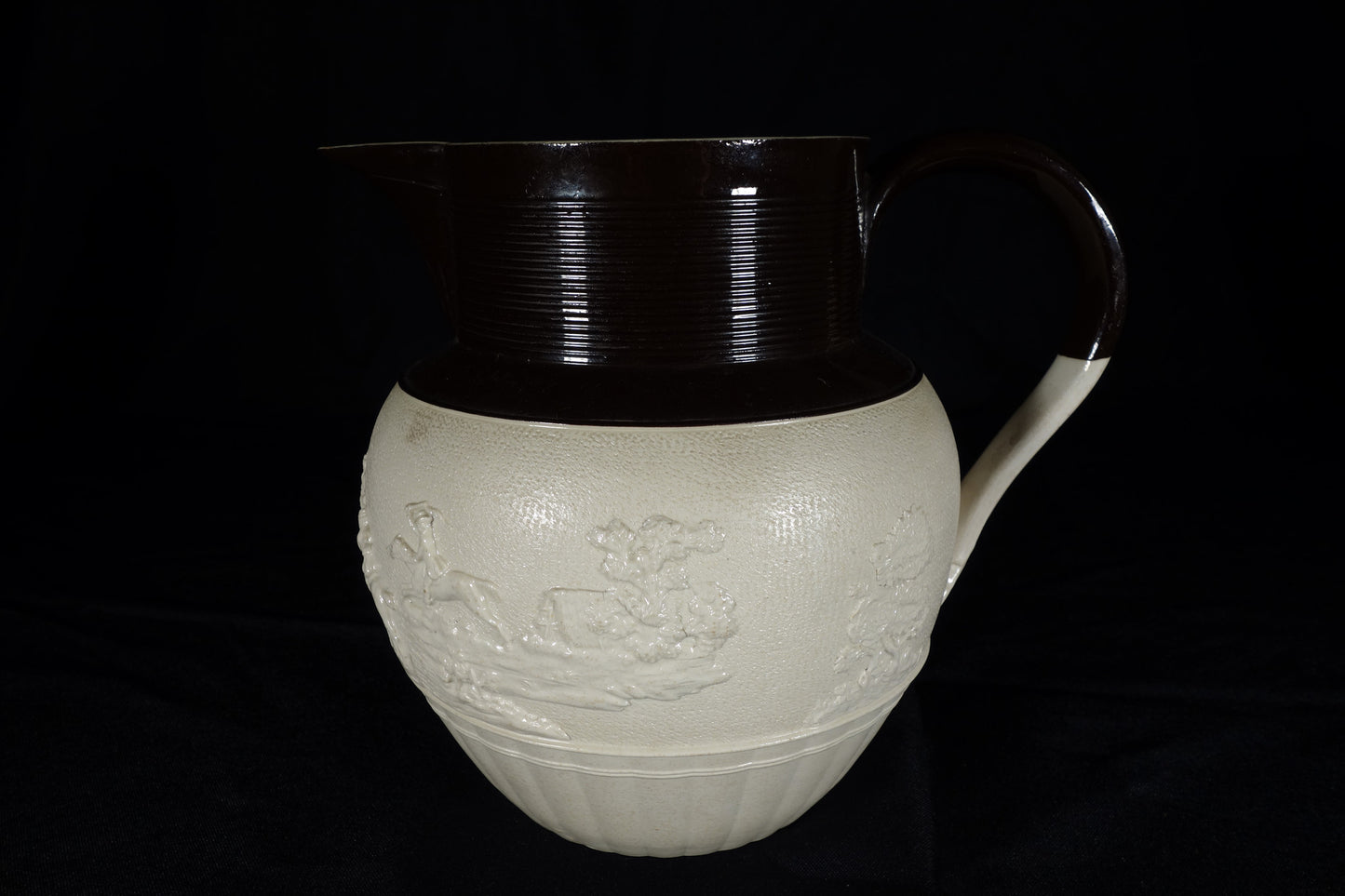 Stoneware Sprigged Jug
