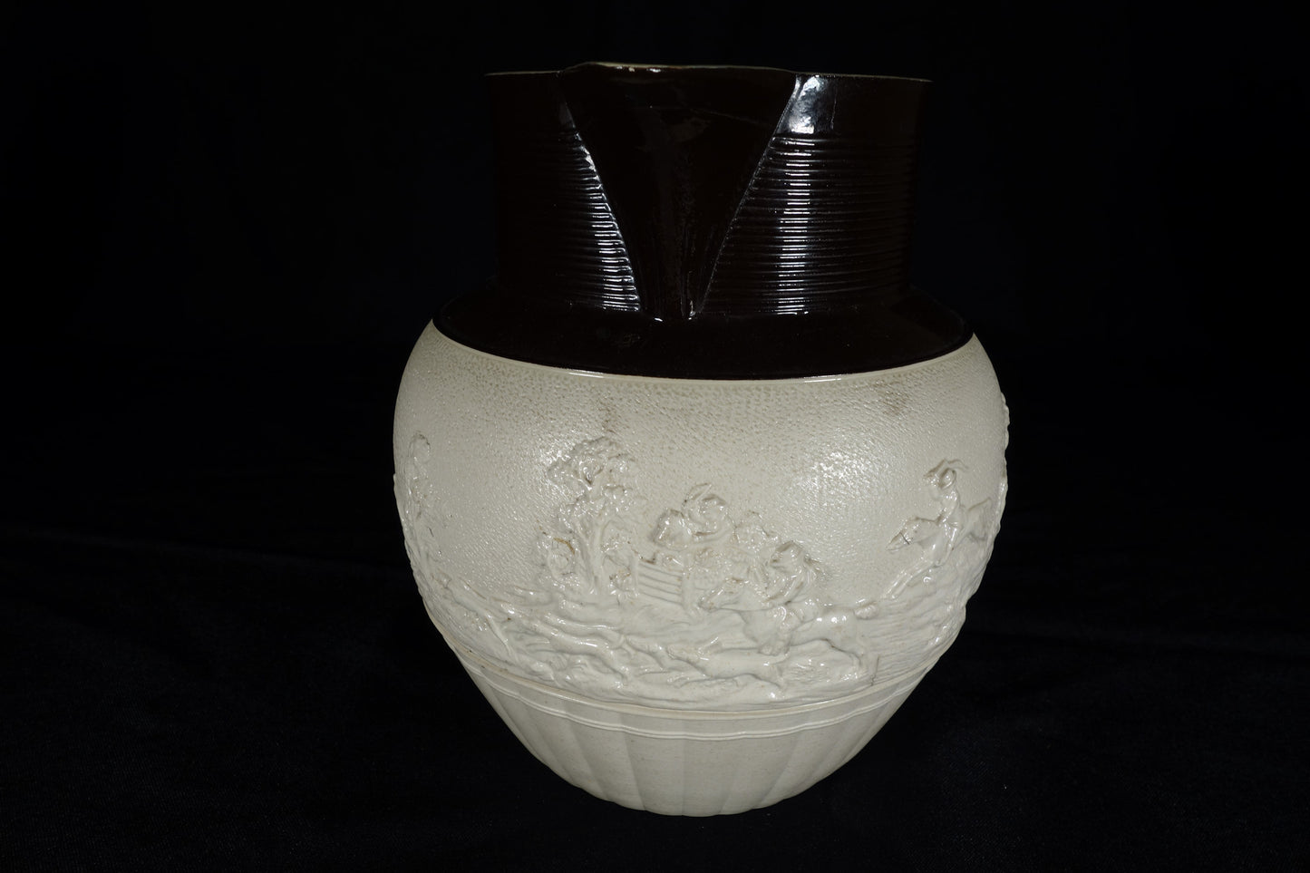 Stoneware Sprigged Jug