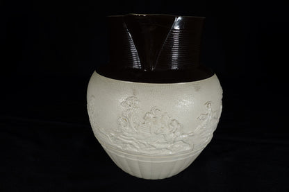 Stoneware Sprigged Jug