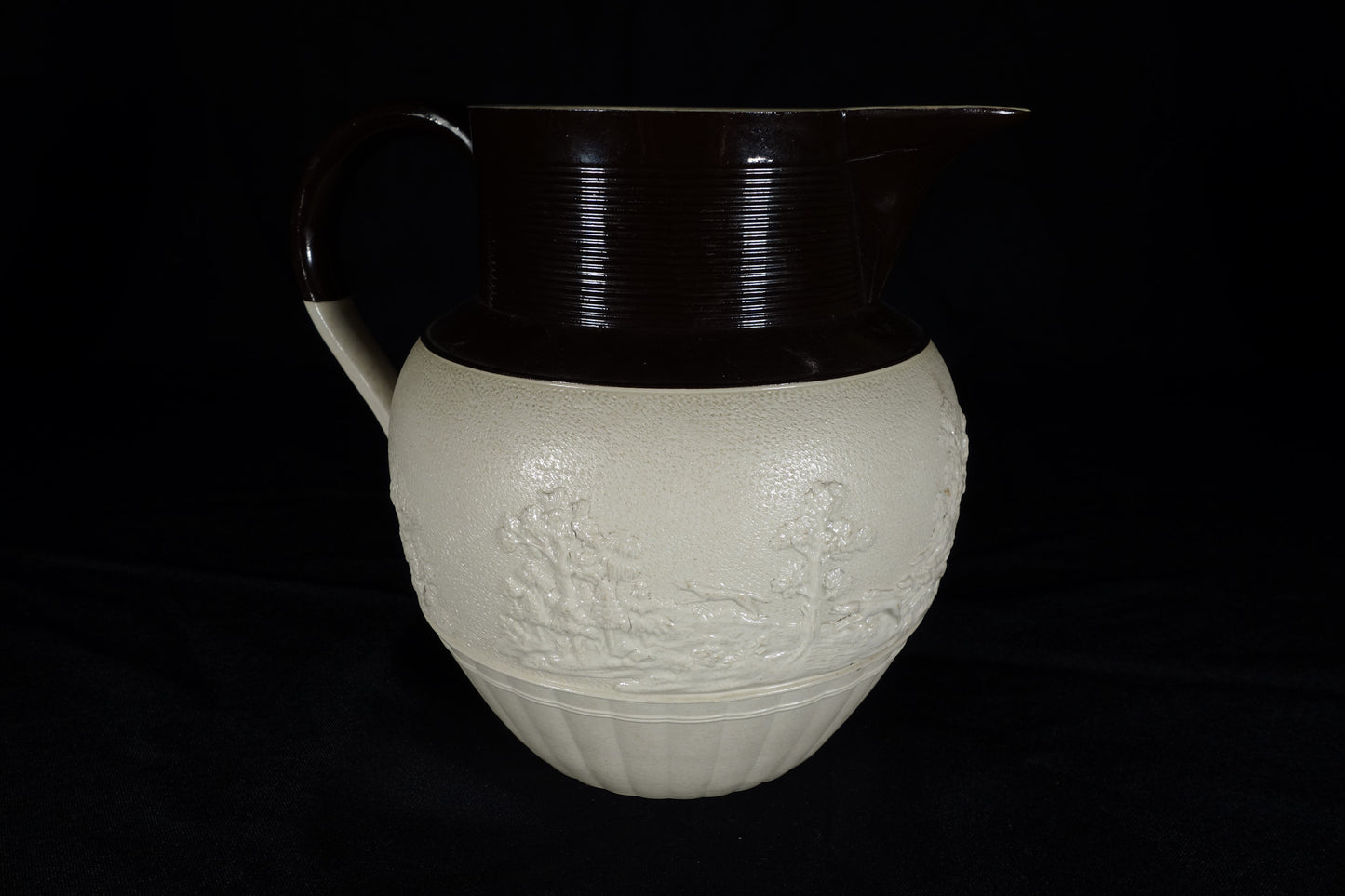 Stoneware Sprigged Jug