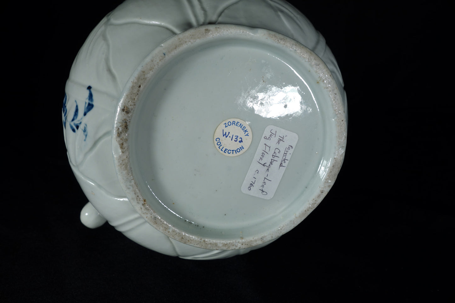 Worcester Cabbage Leaf Floral Jug