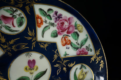 Worcester Plate  in the manner of James Giles