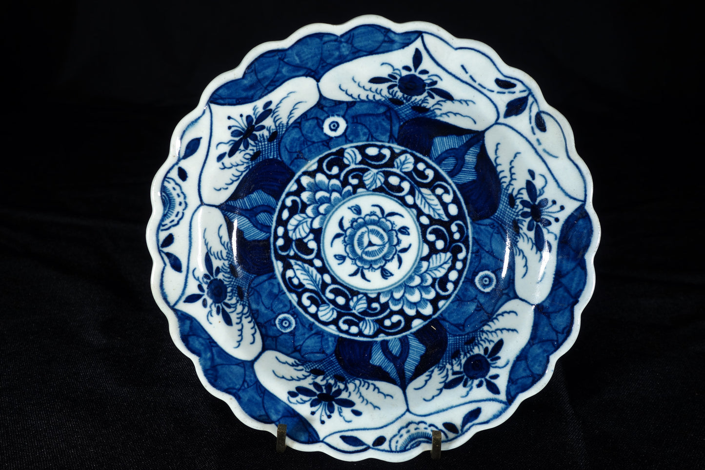 Worcester "K'ang Hsi Lotus" side plate