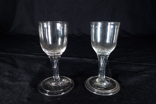 Pair of Glass Cordials