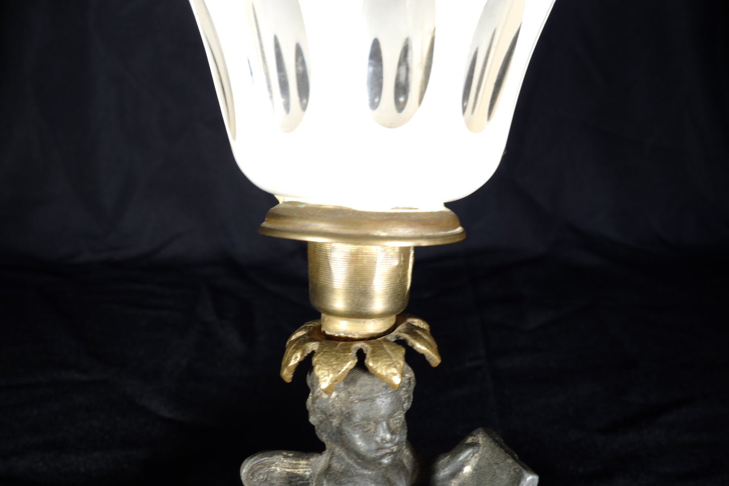Pair of Cut Overlay Lamps