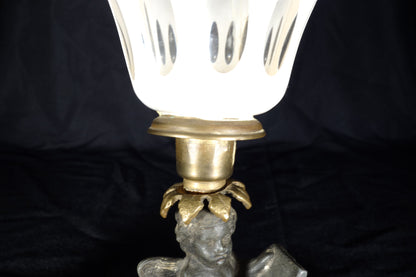 Pair of Cut Overlay Lamps