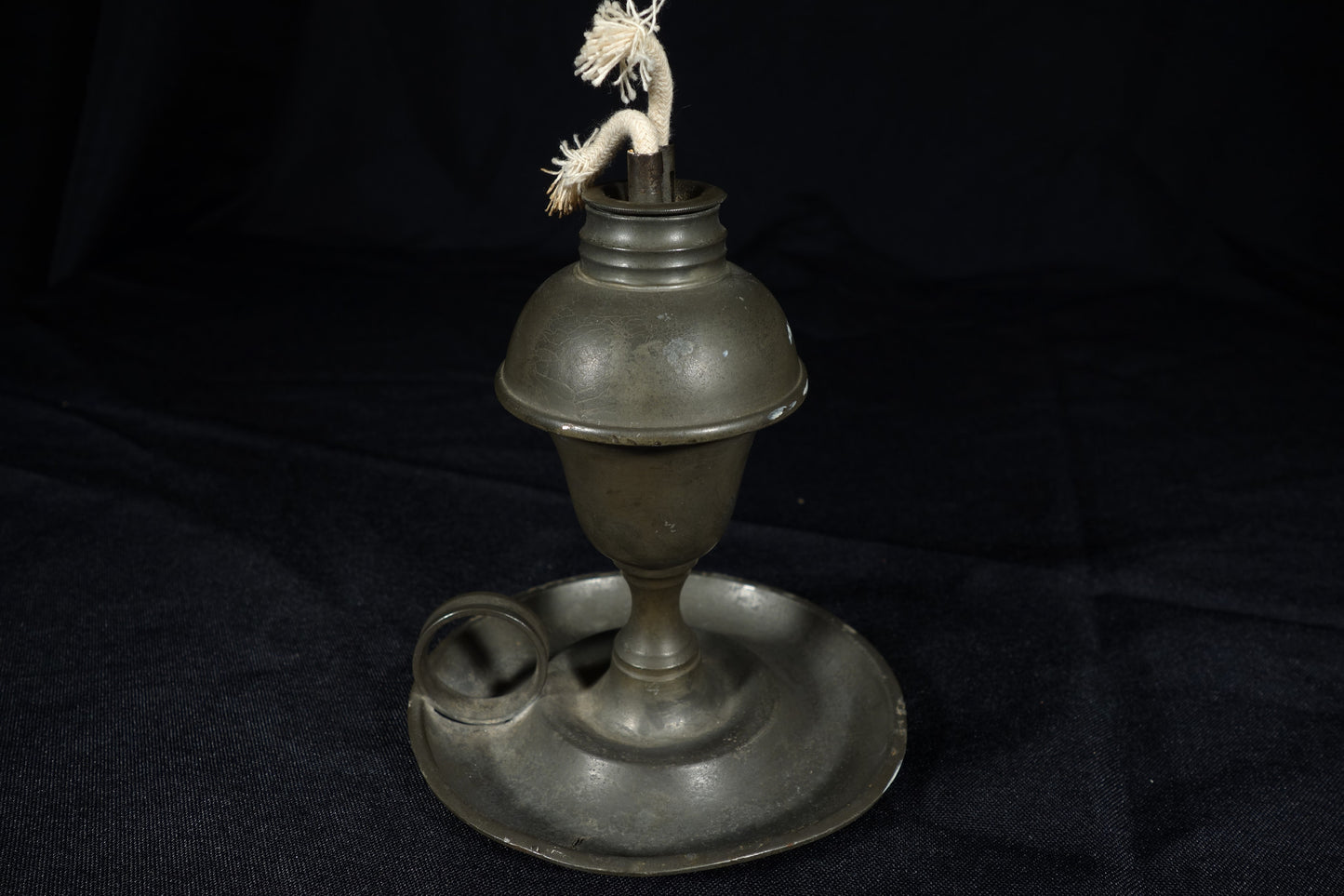 Pewter Chamber Lamp