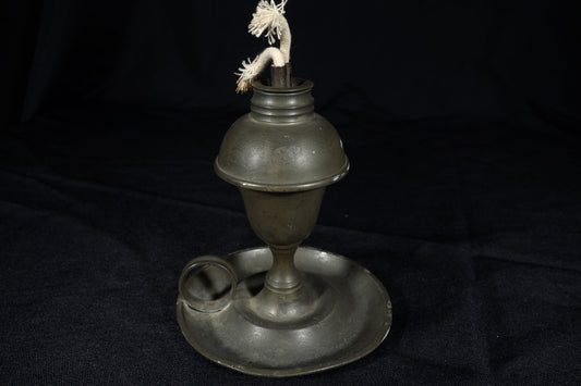 Pewter Chamber Lamp