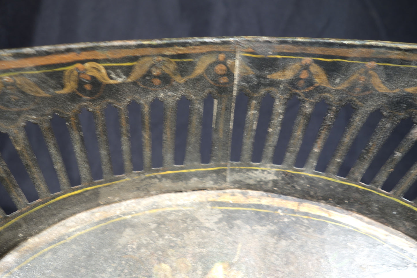 Reticulated Toleware Tray