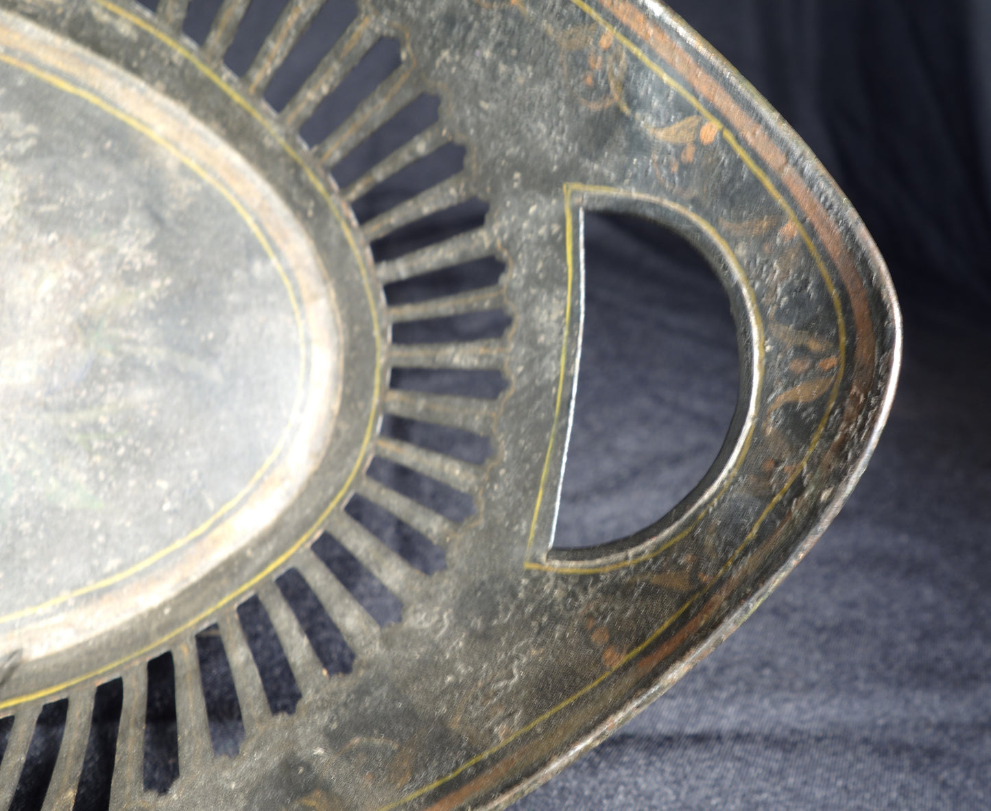Reticulated Toleware Tray