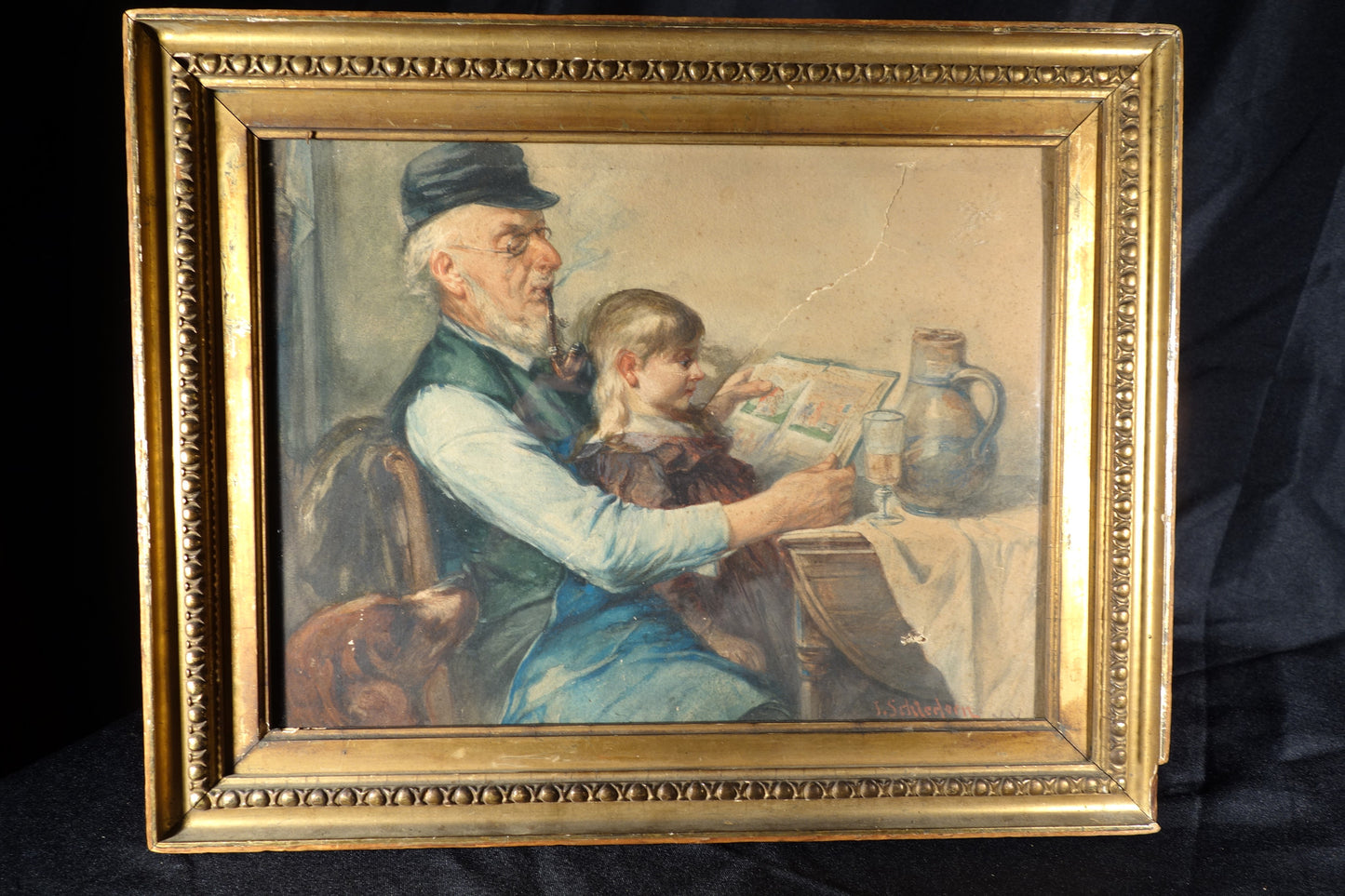 Julius Schledorn Watercolor