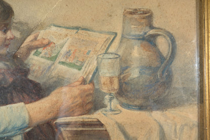 Julius Schledorn Watercolor