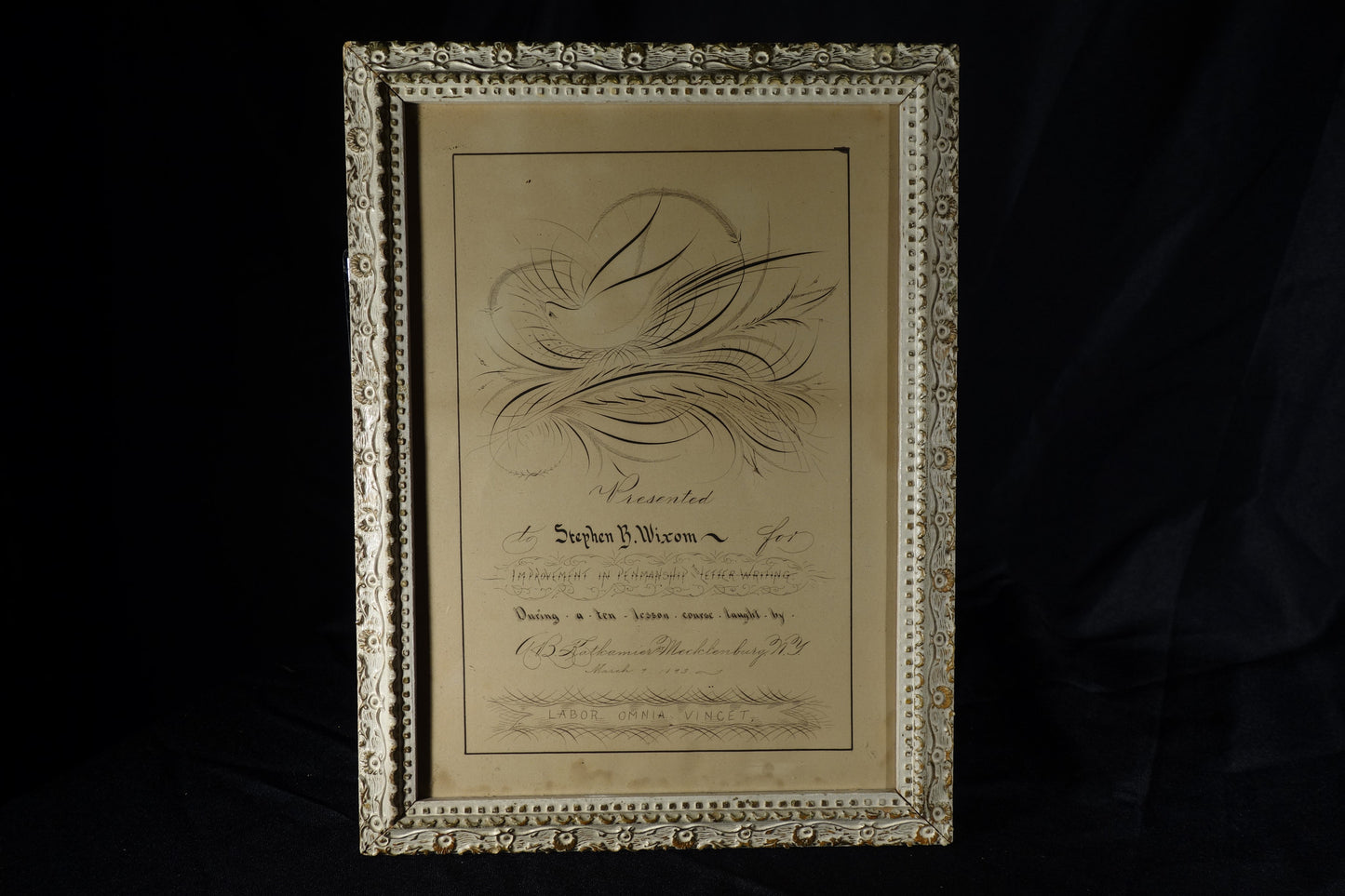 Stag and lion Calligraphies