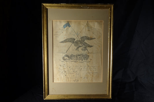 Eagle Calligraphy Washington Tribute