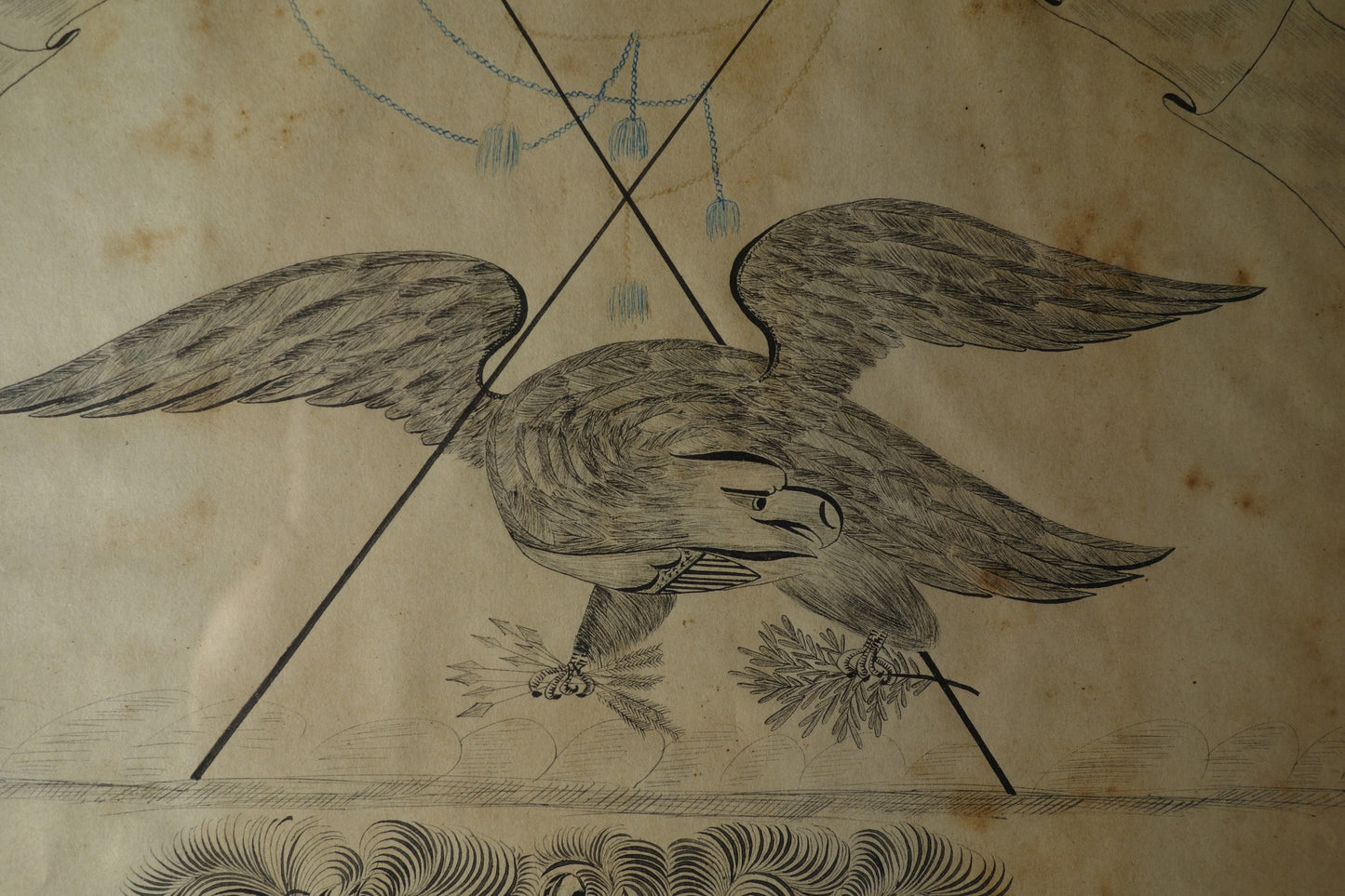 Eagle Calligraphy Washington Tribute