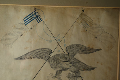 Eagle Calligraphy Washington Tribute