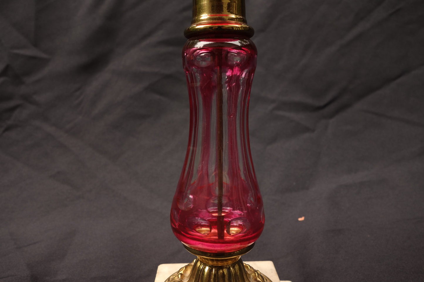 Cut Overlay Oil Lamp