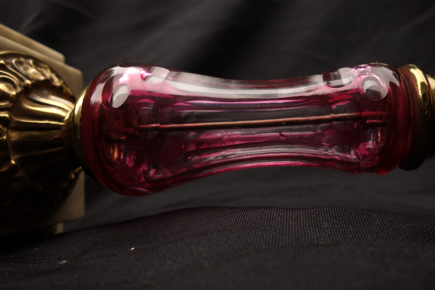 Cut Overlay Oil Lamp