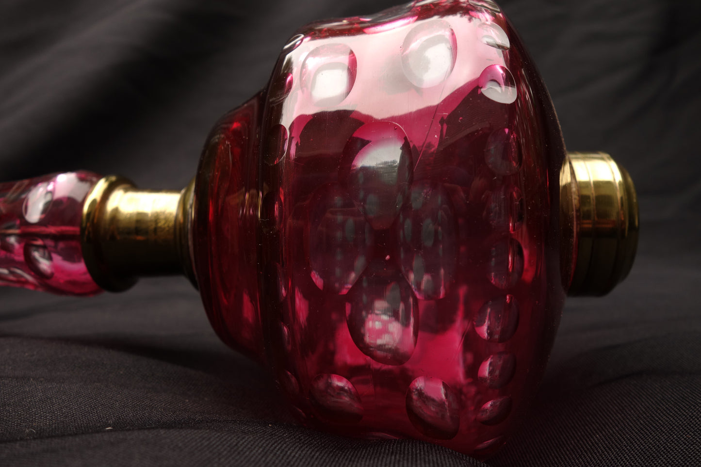 Cut Overlay Oil Lamp