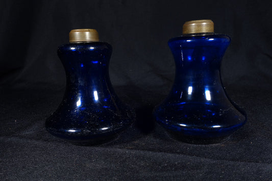 Cobalt Blue Blown Lamps