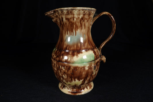 Large Tortoiseshell Glaze Pitcher