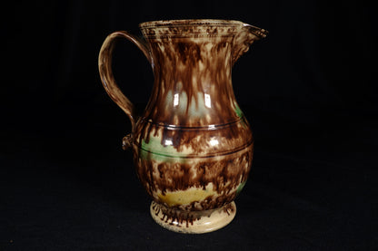 Large Tortoiseshell Glaze Pitcher
