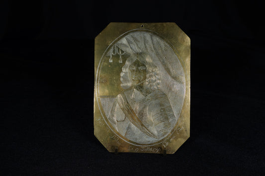Brass Engraved Printing Plate