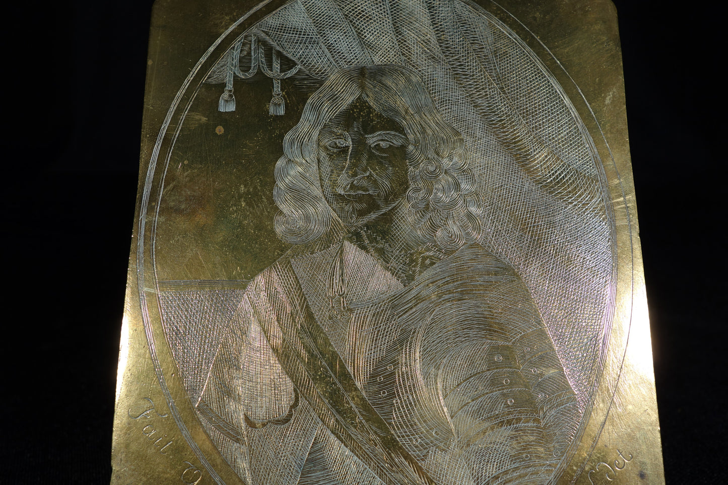 Brass Engraved Printing Plate