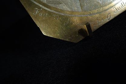 Brass Engraved Printing Plate