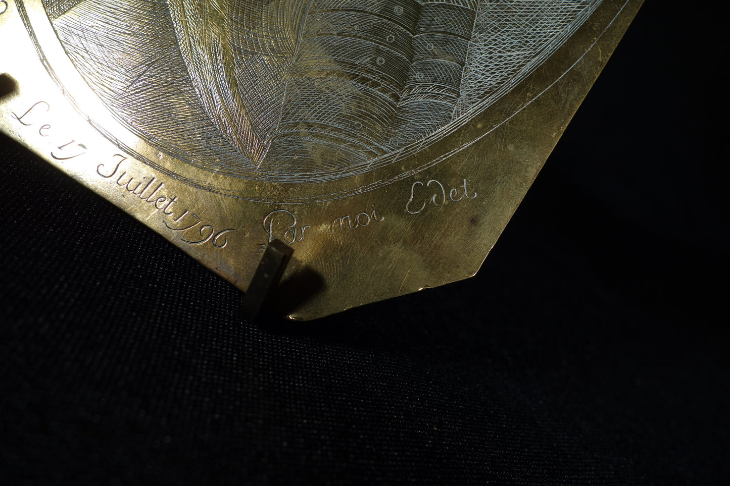 Brass Engraved Printing Plate
