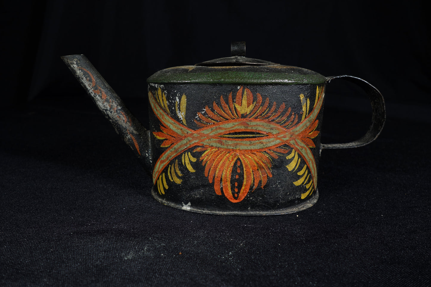 Tole Ware Teapot