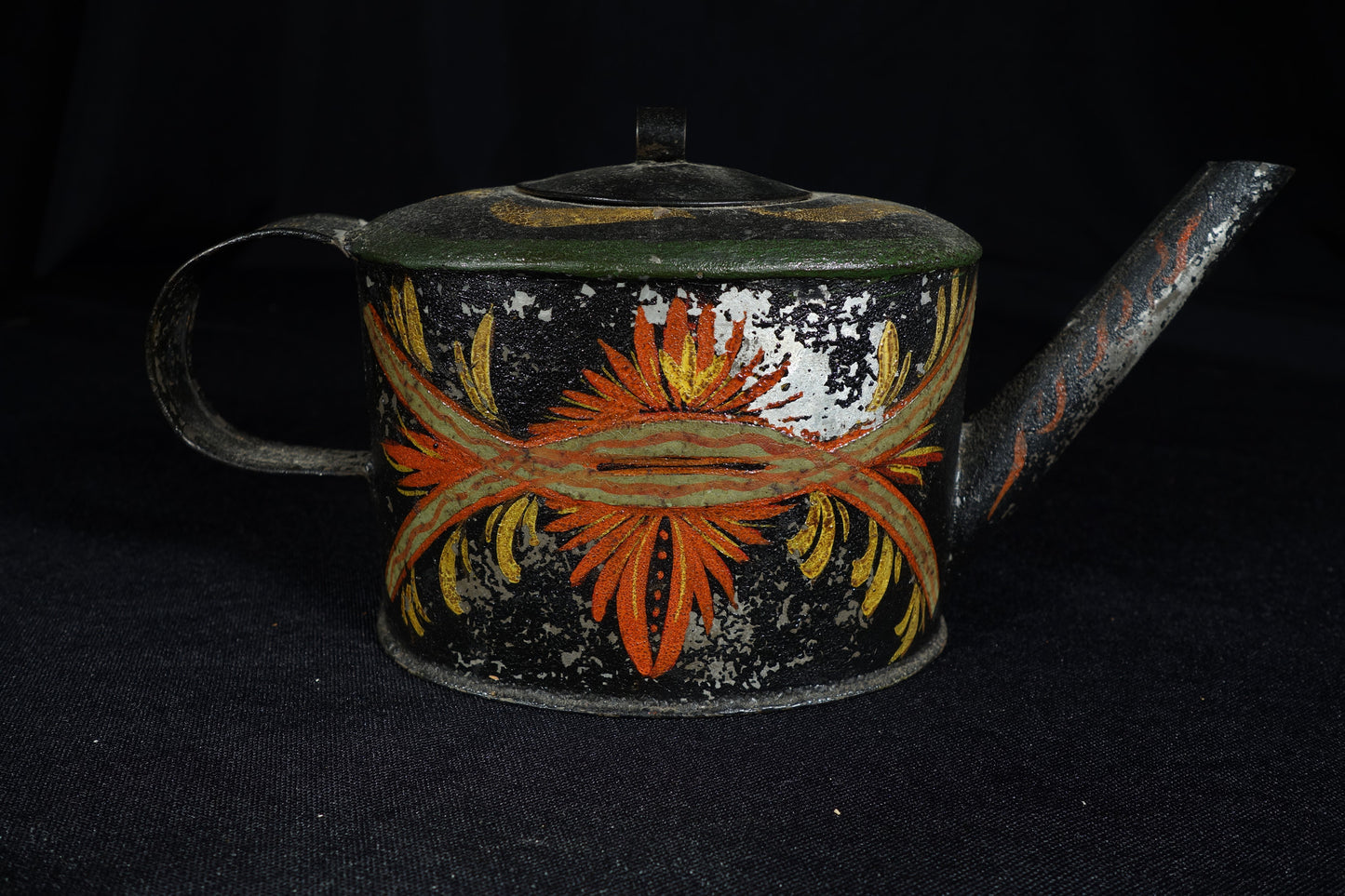 Tole Ware Teapot