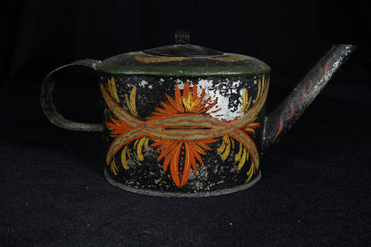 Tole Ware Teapot