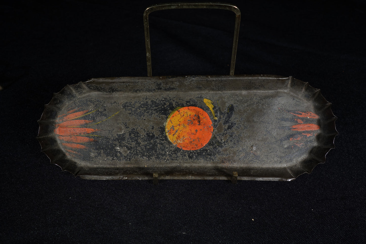 Tole Snuffers and Tray