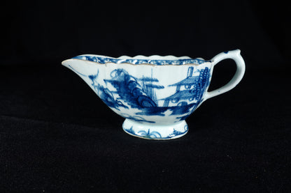 "Desirable Residence" Pattern Sauce Boat