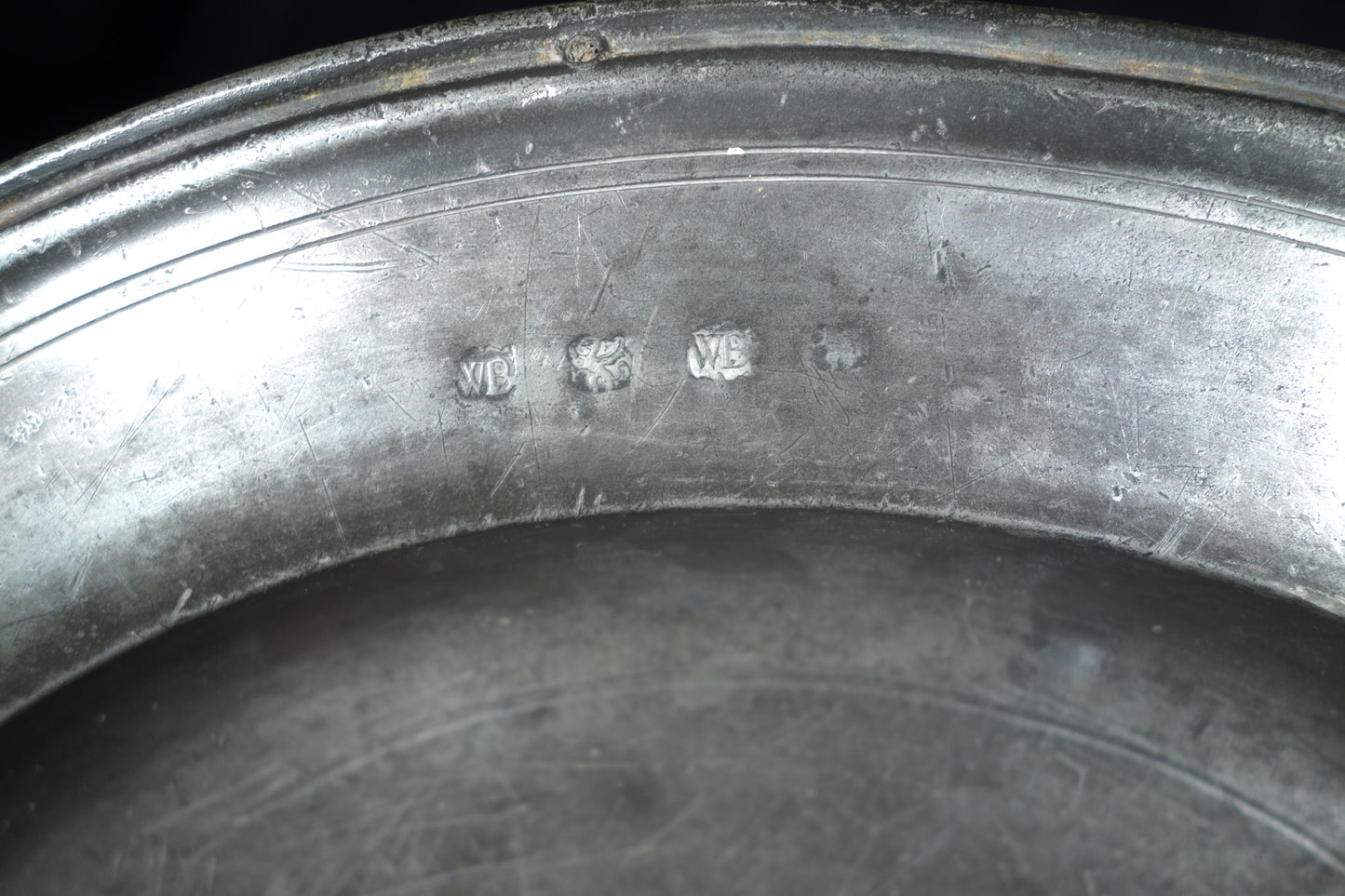 William Banckes Pewter Charger