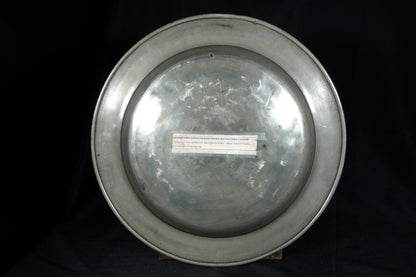 William Banckes Pewter Charger