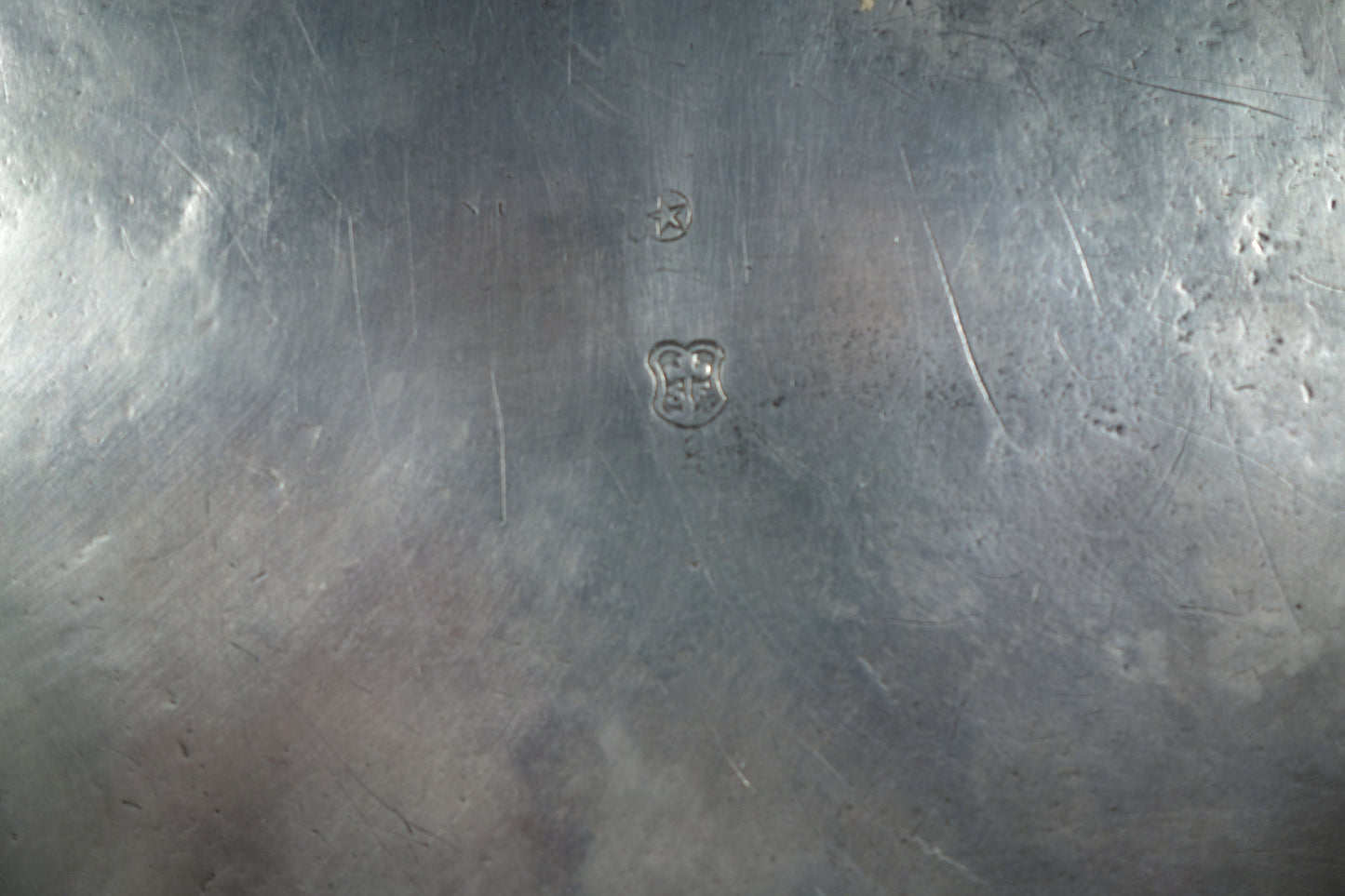 Engraved Pewter Plate