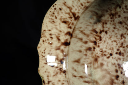 Tortoiseshell Glaze Oval Dish