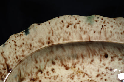 Tortoiseshell Glaze Oval Dish