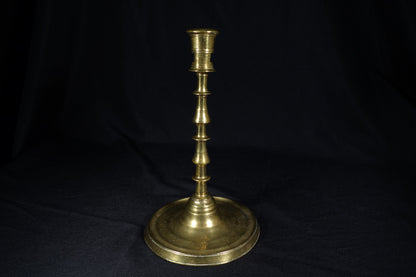 Monumental Flemish Brass Candlestick