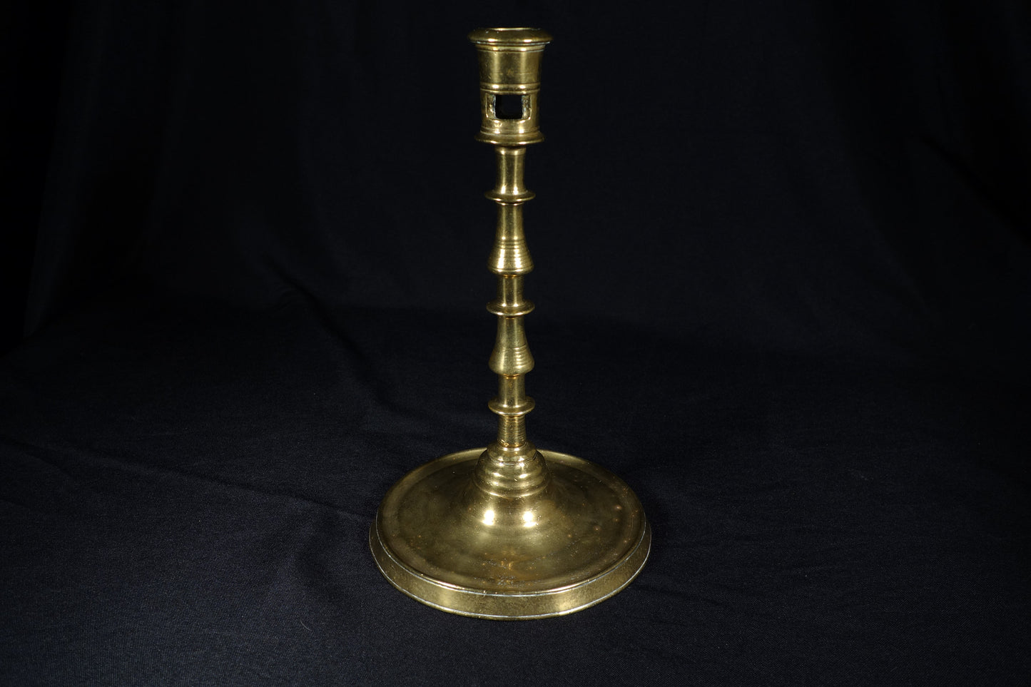Monumental Flemish Brass Candlestick