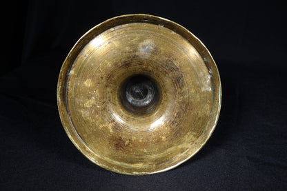 Monumental Flemish Brass Candlestick