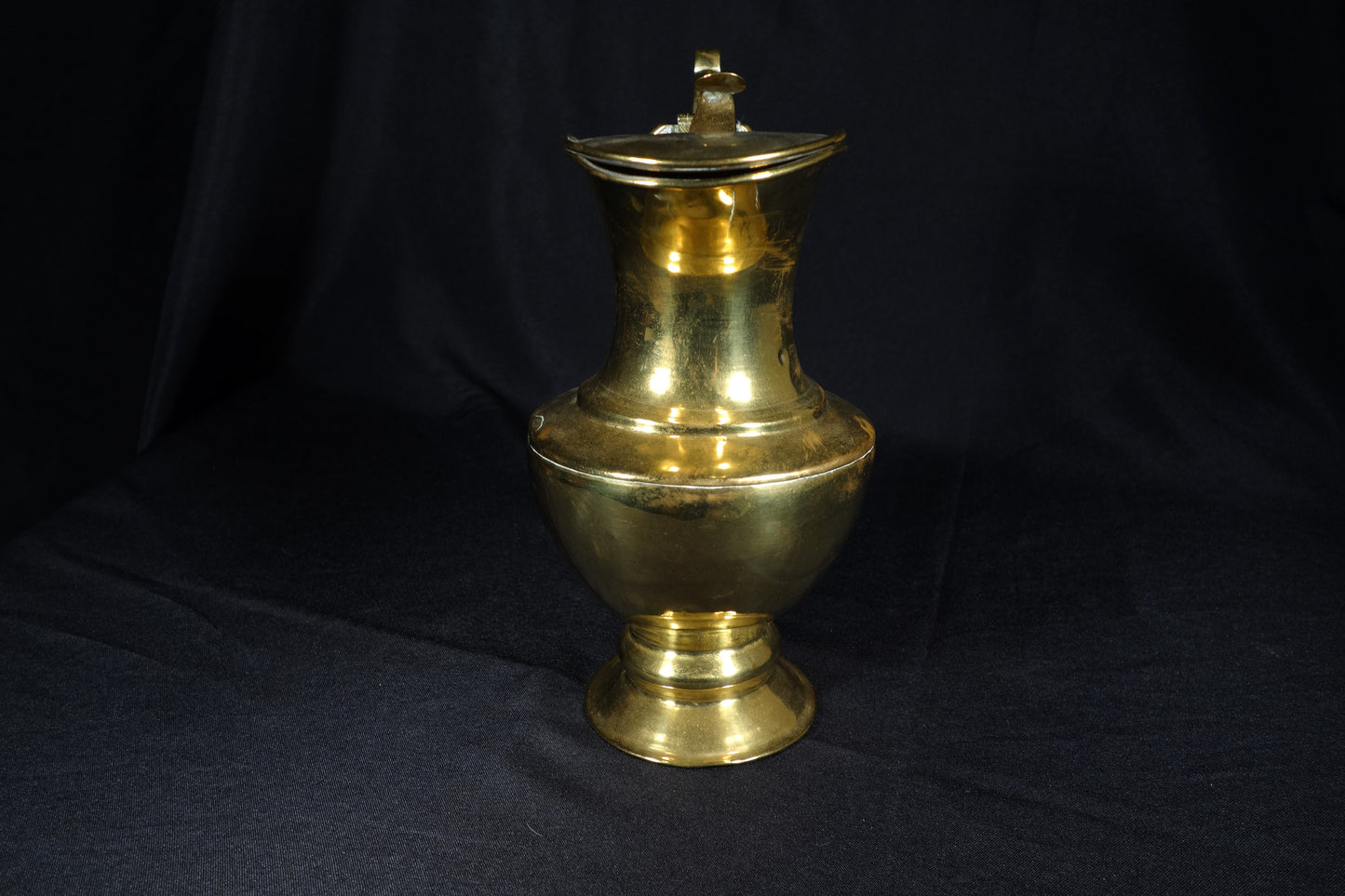 Massive Brass Pitcher