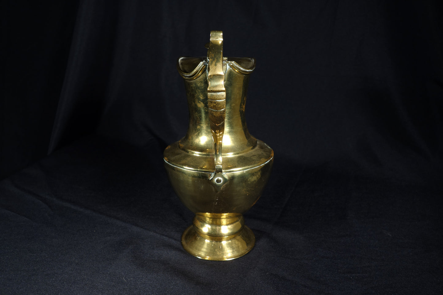 Massive Brass Pitcher