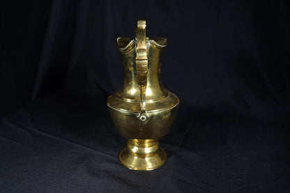 Massive Brass Pitcher