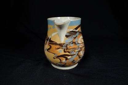Marbleized Mocha Ware Jug